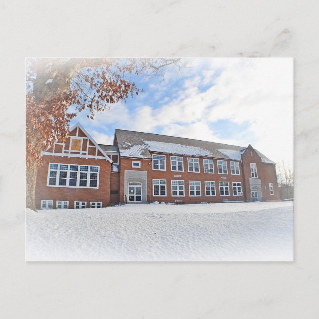 Postkarte des Kantons Mittelschule (Vorderseite)