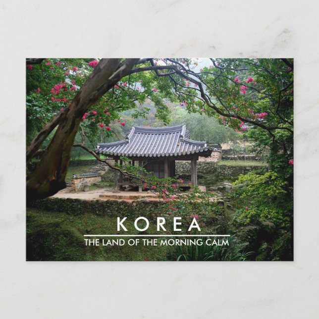 Postkarte des koreanischen Pavillons (Vorderseite)