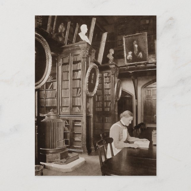 Postkarte des Lesesaals (Vorderseite)