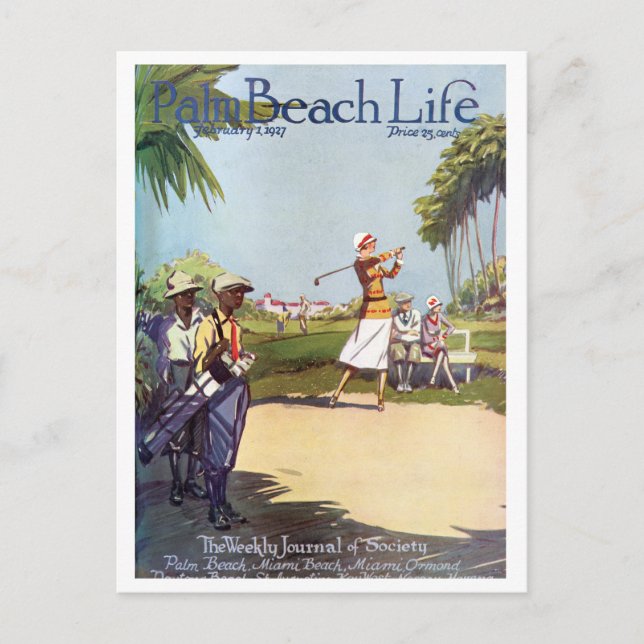 Postkarte des Palm Beach-Lebens #20 (Vorderseite)