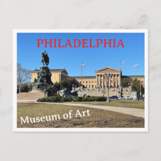 Postkarte des Philadelphia Museum of Art