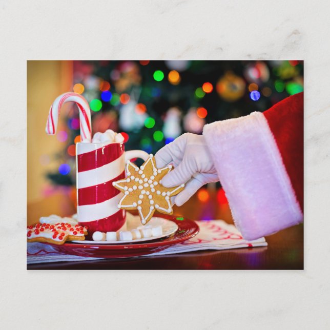 Postkarte des Santa claus (Vorderseite)