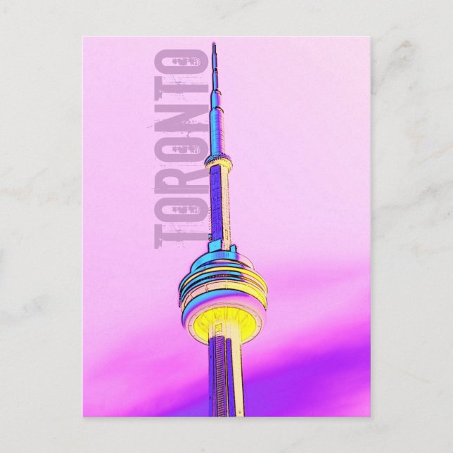Postkarte des Turms Toronto (Vorderseite)