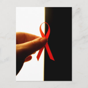 Postkarte des Welt-AIDS-Tages