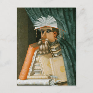 Postkarte: Die Bibliothekarin Postkarte