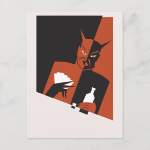 Postkarte "Die Gesichtszüge des Teufels"