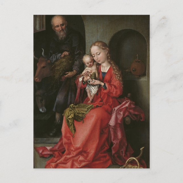 Postkarte "Die Heilige Familie" (Vorderseite)
