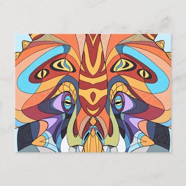 Postkarte Dinosaur - Stellasaurus (Vorderseite)