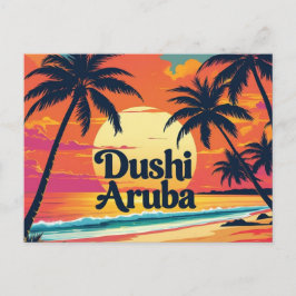 Postkarte Dushi aruba
