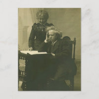 Postkarte Edvard Grieg & Nina Hagerup Circa 1900