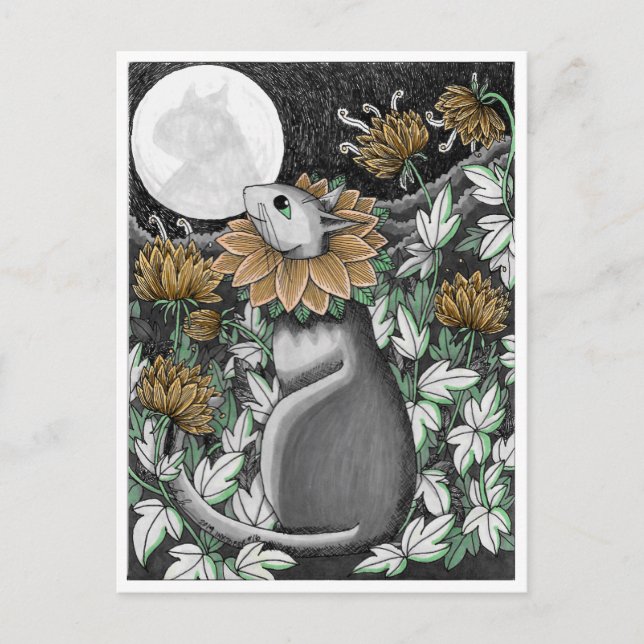 Postkarte: Ein Akolyt von Artemis Postkarte (Vorderseite)