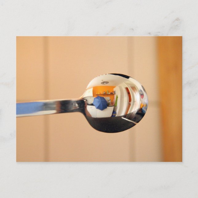 Postkarte - Ein Teelöffel Schirm (Vorderseite)