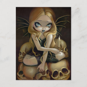 Postkarte "Eine Kerze im Dunkeln"