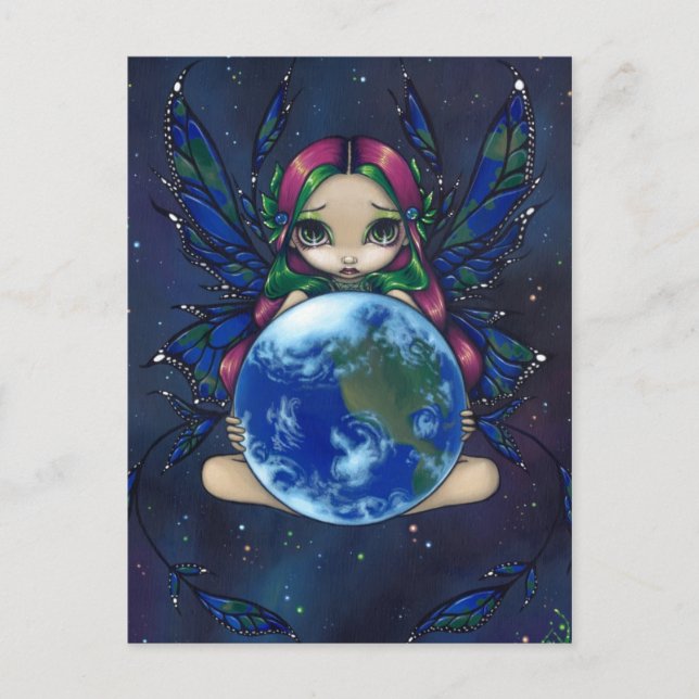 Postkarte "Eine Welt in guten Händen" (Vorderseite)