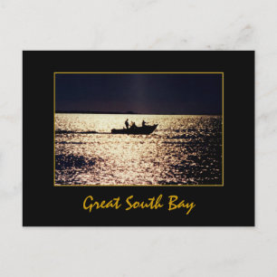 Postkarte "Einzelboote bei Twilight"