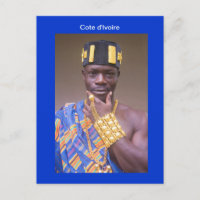 Postkarte, Elfenbeinküste, Abissa