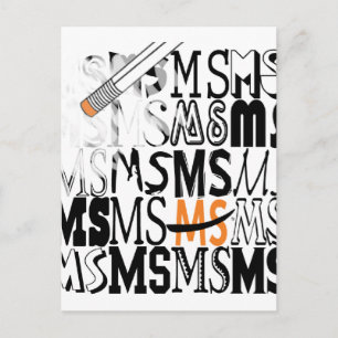 Postkarte "Erase MS"