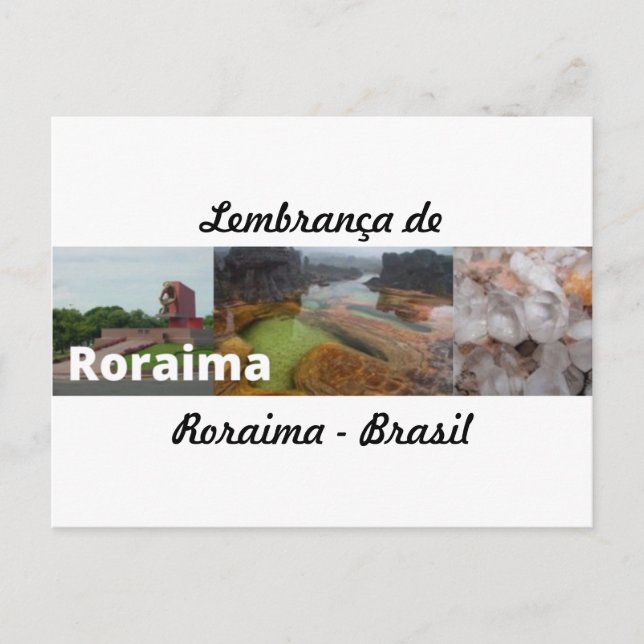 Postkarte Erinnerung an Roraima (Vorderseite)