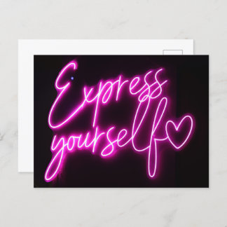Postkarte "Express-Youself" - Postkarte