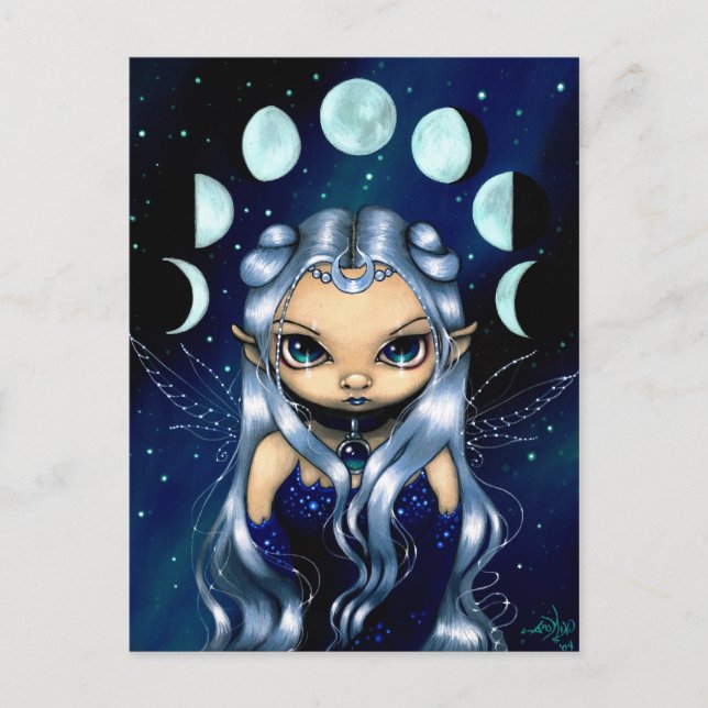 Postkarte "Fairy of the Changing Moons" (Vorderseite)