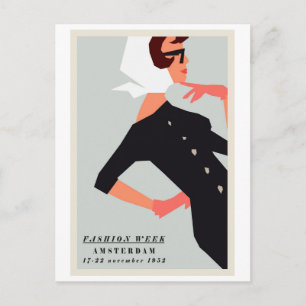 Postkarte - Fashion Week Amsterdam 1952