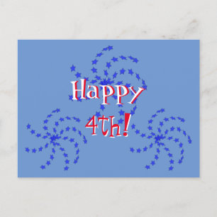 Postkarte - Feuerwerk Pinwheels