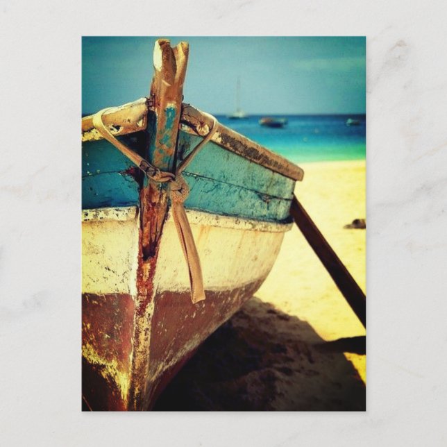 Postkarte - Fischereifahrzeug MED Spanien (Vorderseite)