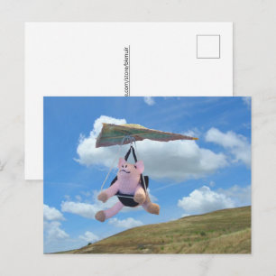 Postkarte - Fliegendes Schwein nicht unmöglich