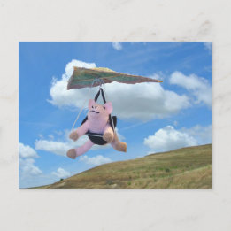 Postkarte - Flying Pig nicht unmöglich