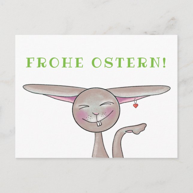 Postkarte Frohe Ostern (Vorderseite)