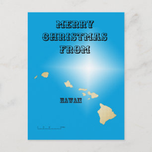 Postkarte - Frohe Weihnachten aus Hawaii