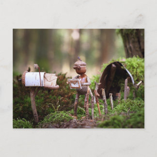 Postkarte für Acorn elf lesen - Postkreuz Postkart