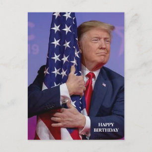 Postkarte für Anhänger von Präsident Donald Trump