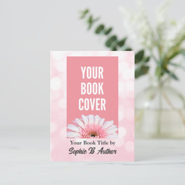 Postkarte für Autoren in Pink Book Werbeaktion (Stehend Vorderseite)