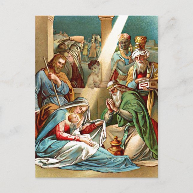 Postkarte für Babyjesus (Vorderseite)