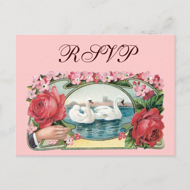 Postkarte für benutzerdefinierte UAWG und Swans (Vorderseite)