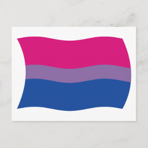Postkarte für Bisexual-Stolz