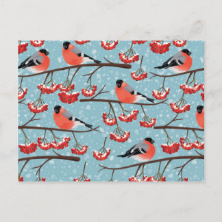 Postkarte für Bullfinch und Rowan