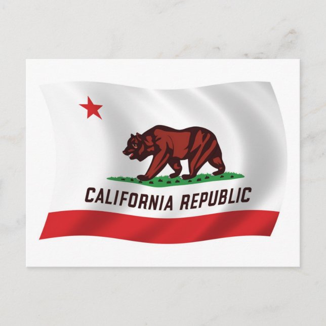 Postkarte für California (Vorderseite)