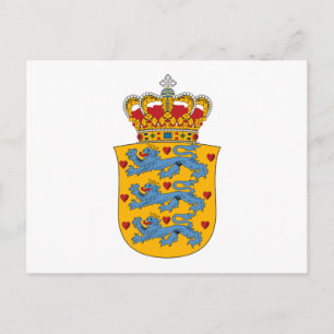 Postkarte für Dänemark