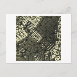 Postkarte für das 3D-Fraktal