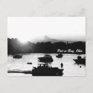 Postkarte für das Foto des Put-in-Bay-Bootes