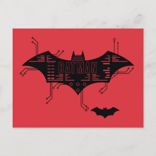 Postkarte für das Hi-Tech-Bat-Logo