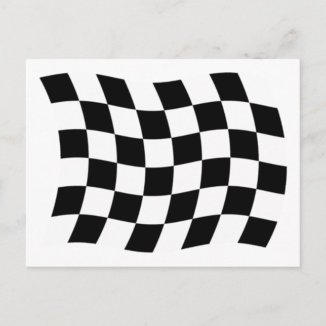 Postkarte für das kontrollierte Flag (Vorderseite)