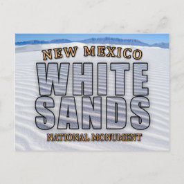 Postkarte für das Nationaldenkmal "Weißer Sand"