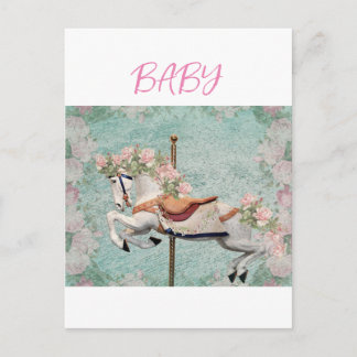 Postkarte für den Babyurlaub