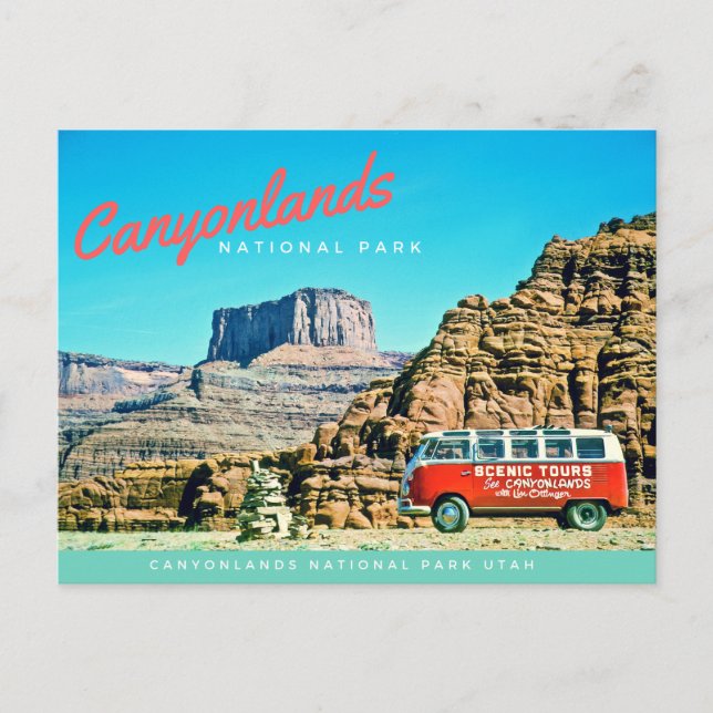 Postkarte für den Canyonlands-Nationalpark (Vorderseite)