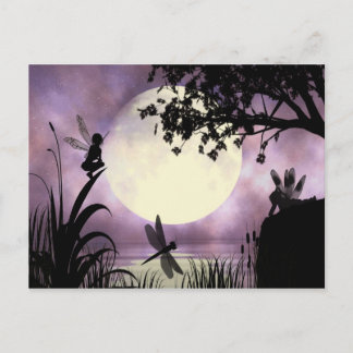 Postkarte für den Fairy-Mondlit-Teich