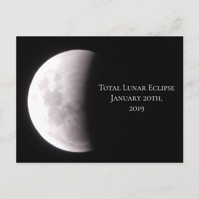 Postkarte für den gesamten Lunar-Eclipse-Sake (Vorderseite)