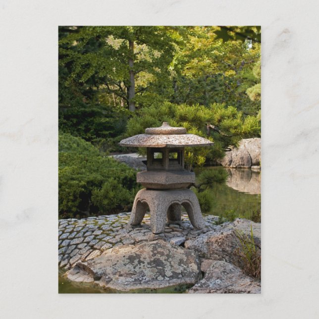 Postkarte für den japanischen Garten (Vorderseite)